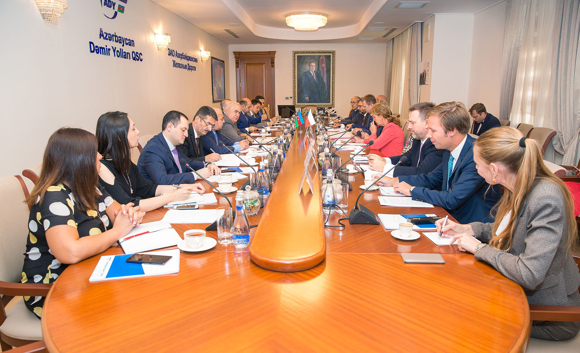 Cavid Qurbanov Marta Novakovanı qəbul etdi -  FOTOLAR